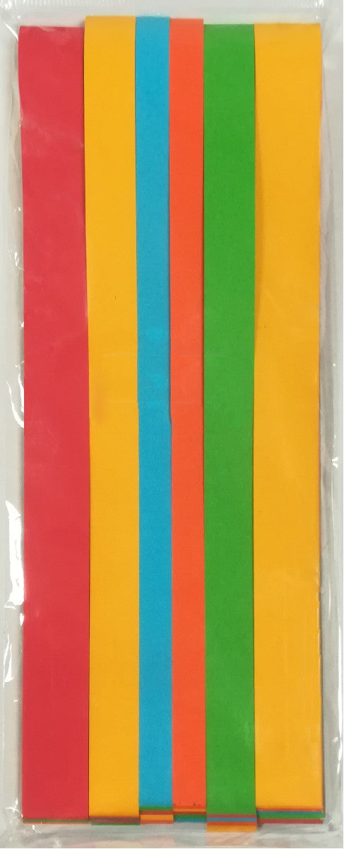 Vlechtstroken 150 stuks - 5 kleuren