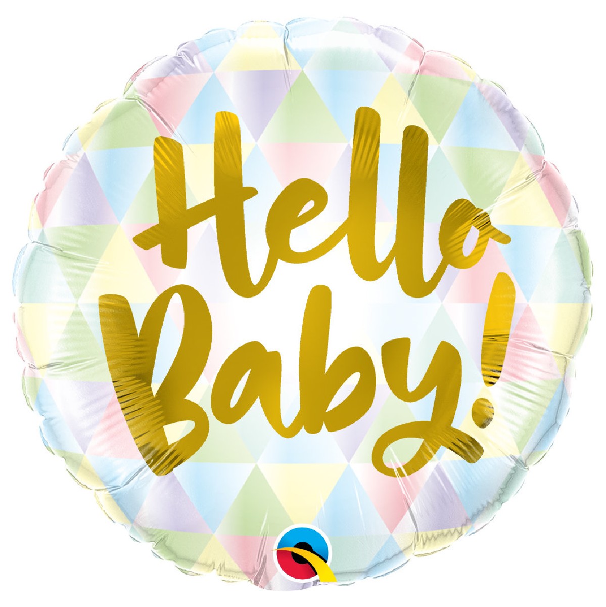 folie ballon 45 cm - hello baby