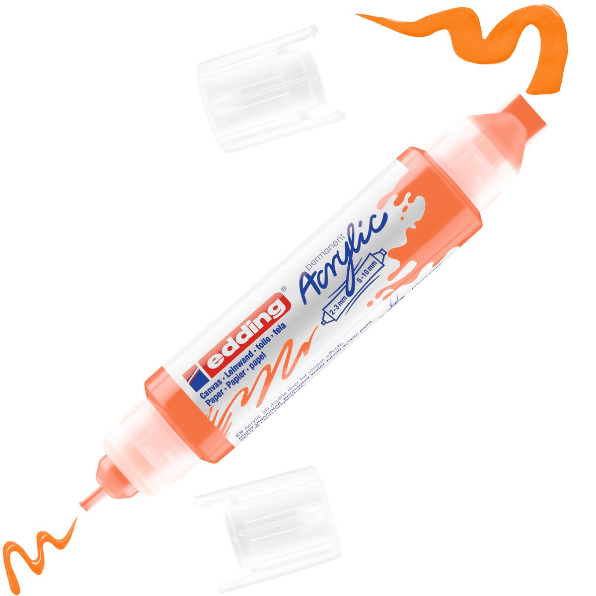 edding 5400 acrylic marker double liner - 066 neon oranje