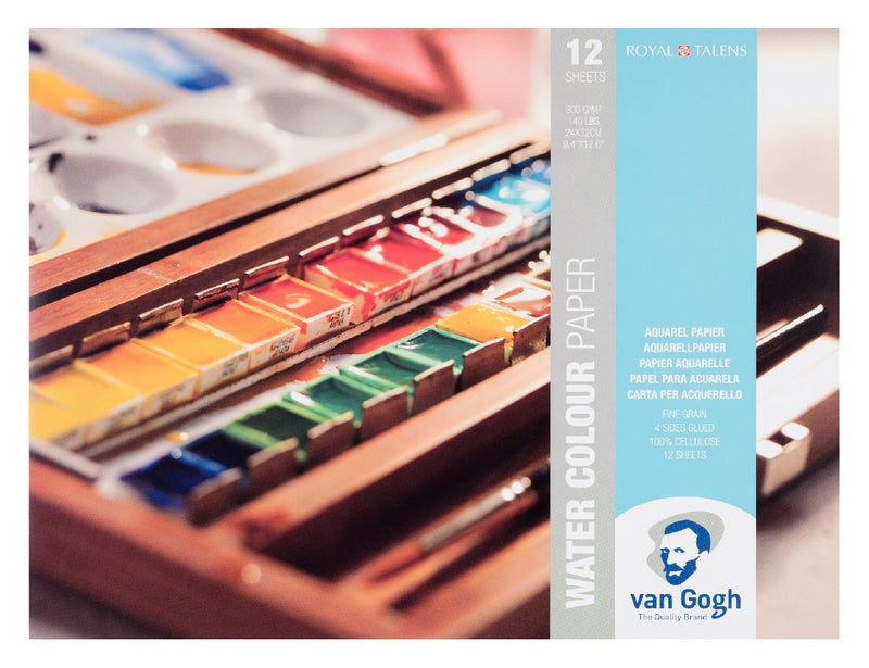 van Gogh blok aquarelpapier - 12 vellen
