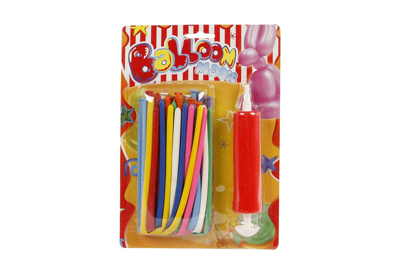 Figuurballonnen - 20 stuks - inclusief pomp