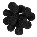 Pompons - zwart