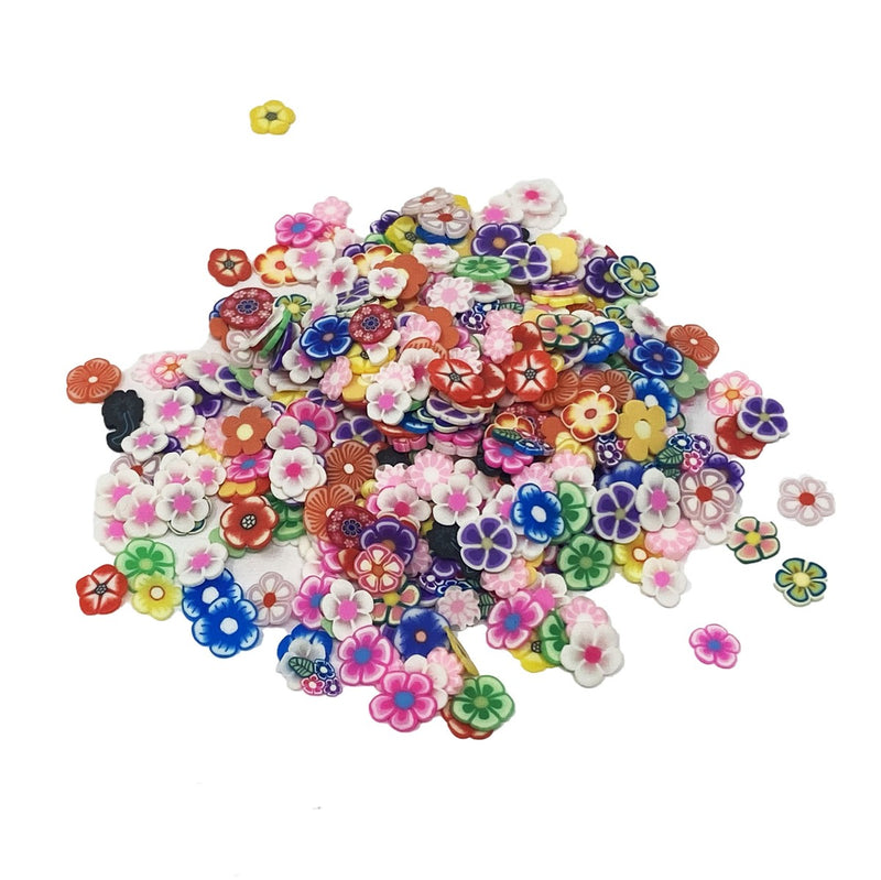 Clay confetti - bloemen