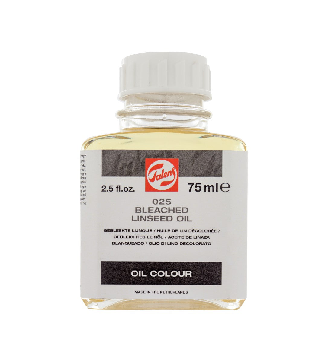 Talens - olieverf - gebleekte lijnolie - 75 ml