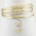 Aluminium wire - 2 mm - pearl