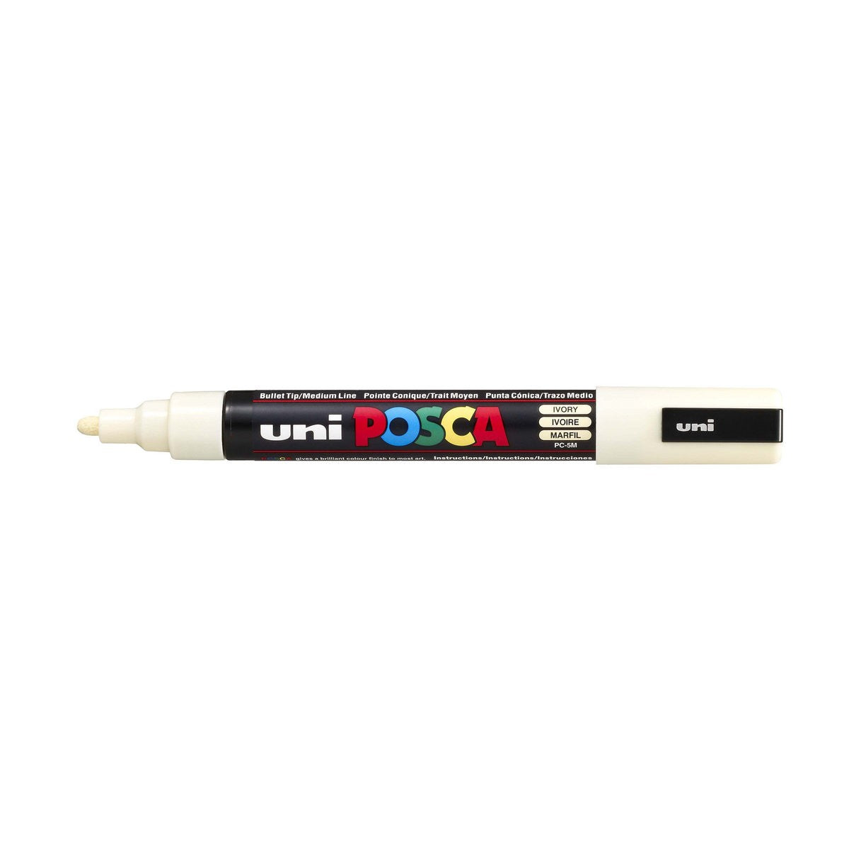 POSCA acrylmarker - medium PC-5M - 1,8-2,5 mm - ivoor