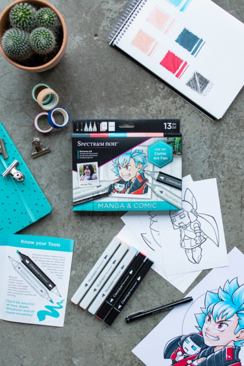 Spectrum Noir discovery kit - manga and comic