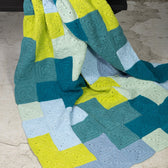 pakket Durable criss-cross deken - blauw