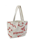 Witte shopping bag - "I used to be a bottle"