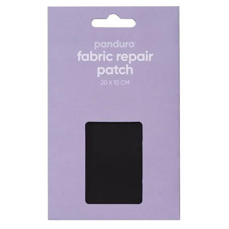 Reparatie patch nylon - 10x20 cm - zwart