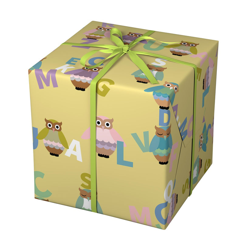 Cadeaupapier - 10 meter - uilen
