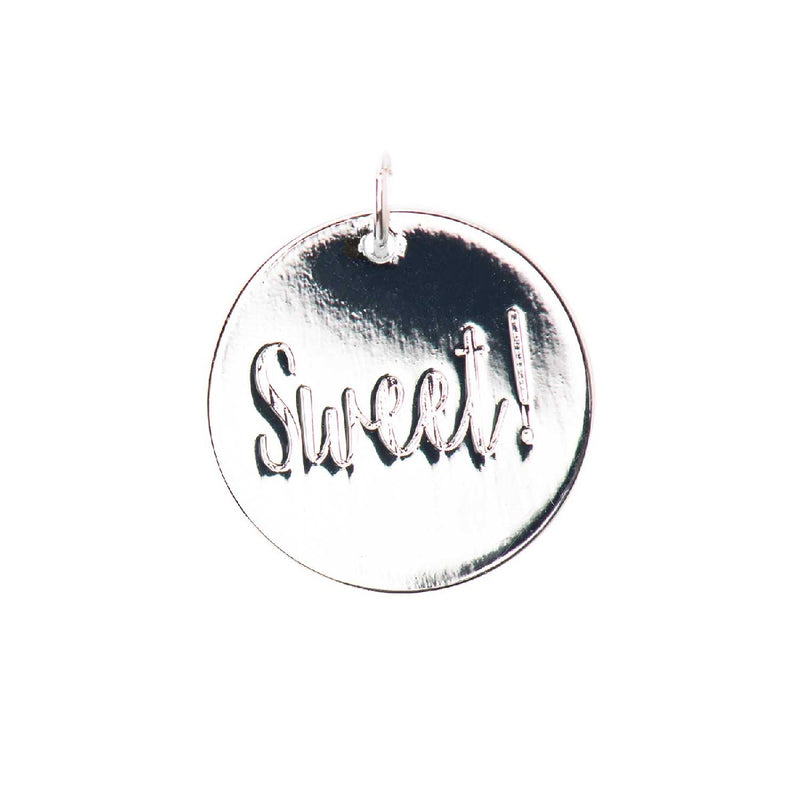 Mix It Up - hanger "sweet" 17 mm - zilverkleurig