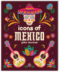 Kleurboek - glitterkleurboek - Icons of Mexico
