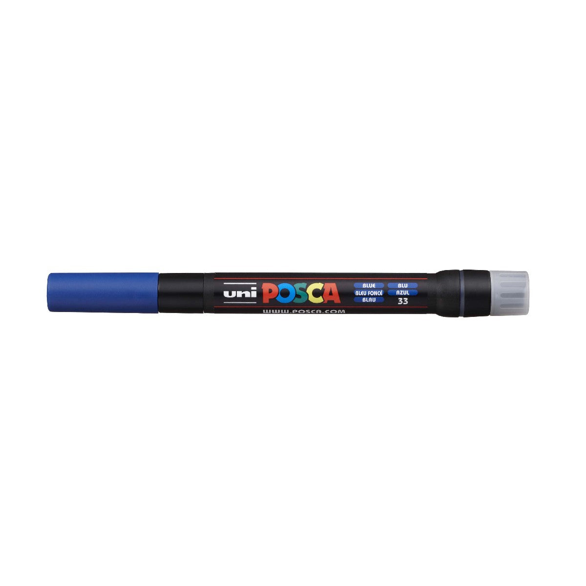 POSCA acrylmarker - brushpunt PCF-350 - 1-10 mm - blauw