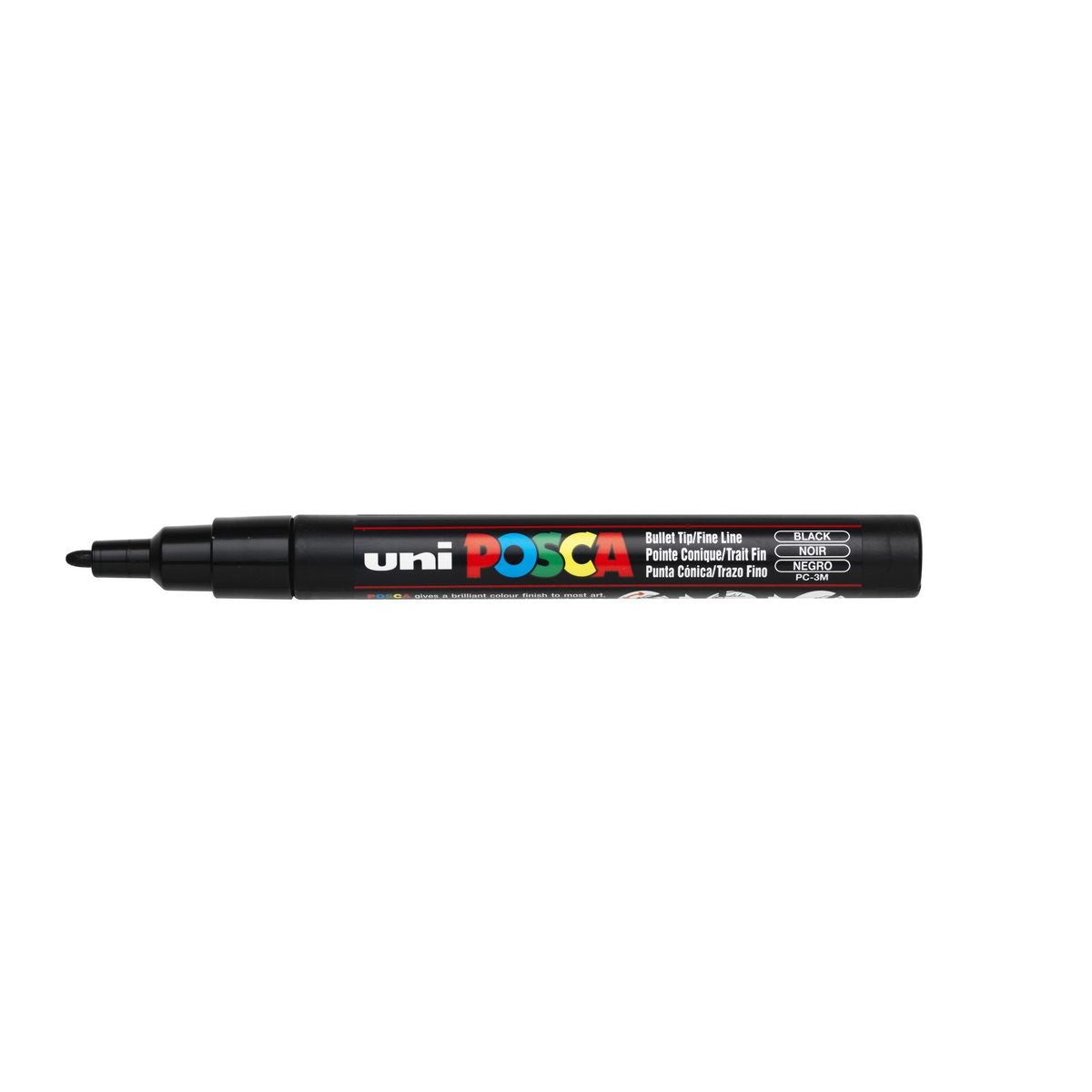 POSCA acrylmarker - fijn PC-3M - 0,9-1,3 mm - zwart