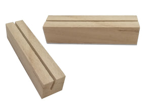 Houten kaarthouder - 10,5x2,5x2,5 cm