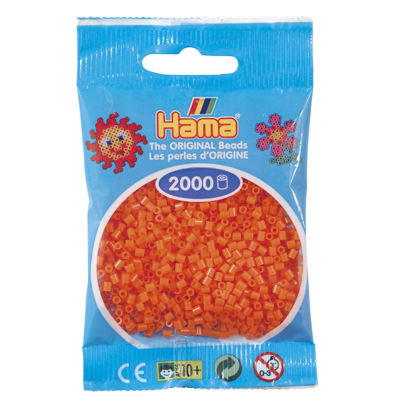 Hama Mini - strijkkralen - 2000 stuks - orange 04