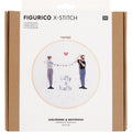 Borduurpakket - 20 cm - girlfriend & boyfirend