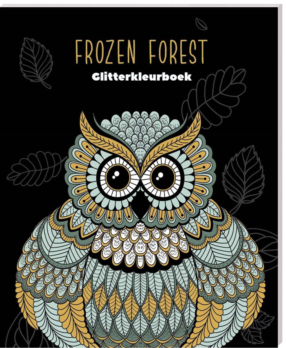 Kleurboek - glitters - Frozen Forest
