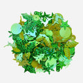 Pailletten - mix groen