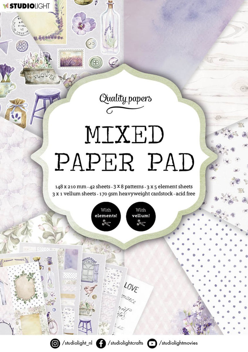 SL Essentials - Mixed pattern paper pad -  nr. 3