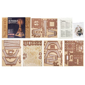 Robotime houten 3D puzzel - Night of the Eiffel tower