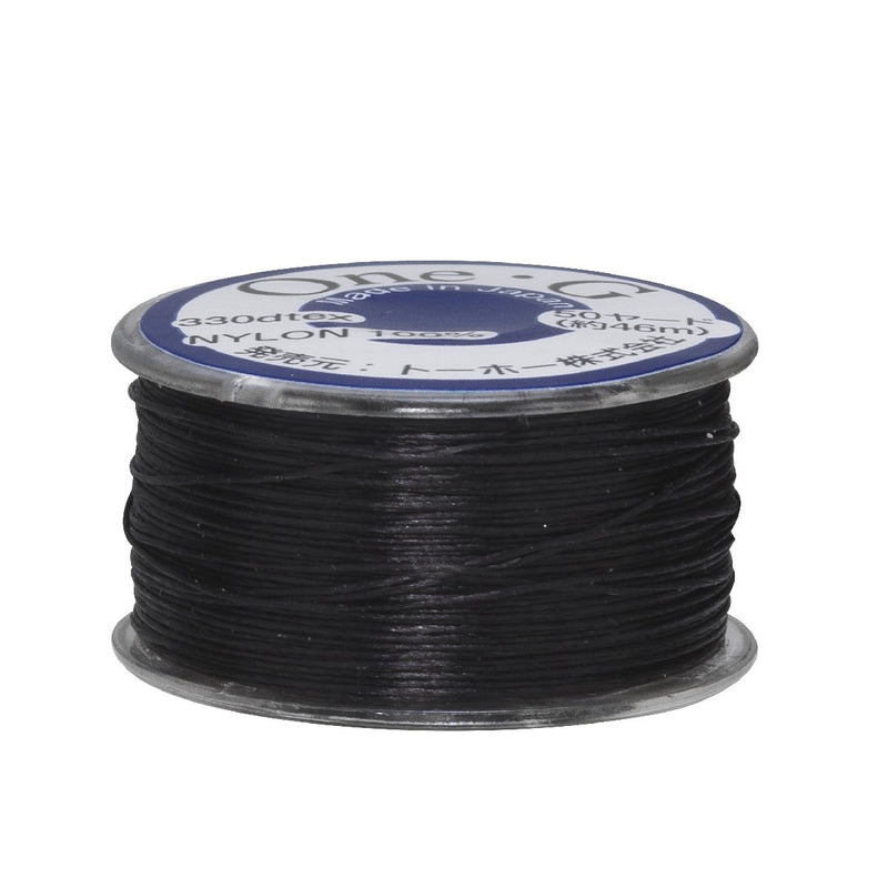 TOHO rijggaren - nylon - 46 meter - zwart