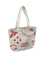 Witte shopping bag - "I used to be a bottle"