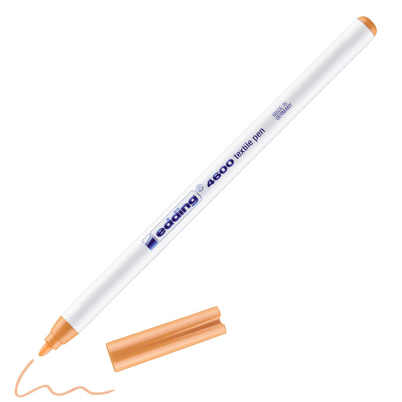 edding 4600 textile pen - 1 mm - lichtoranje