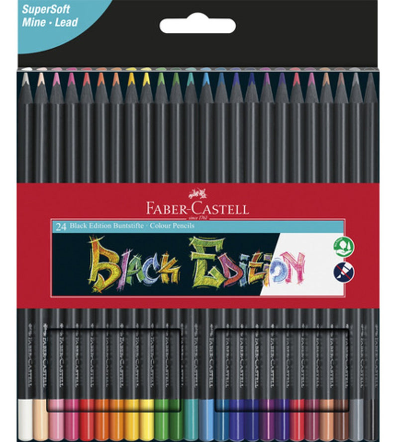 Faber-Castell Black Edition kleurpotloden - 24 stuks