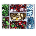 Strass stenen - kerstkleuren mix