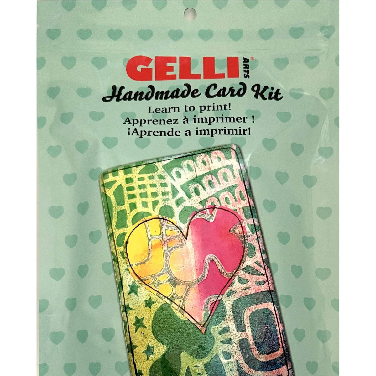 Gelli Arts - handmade card kit