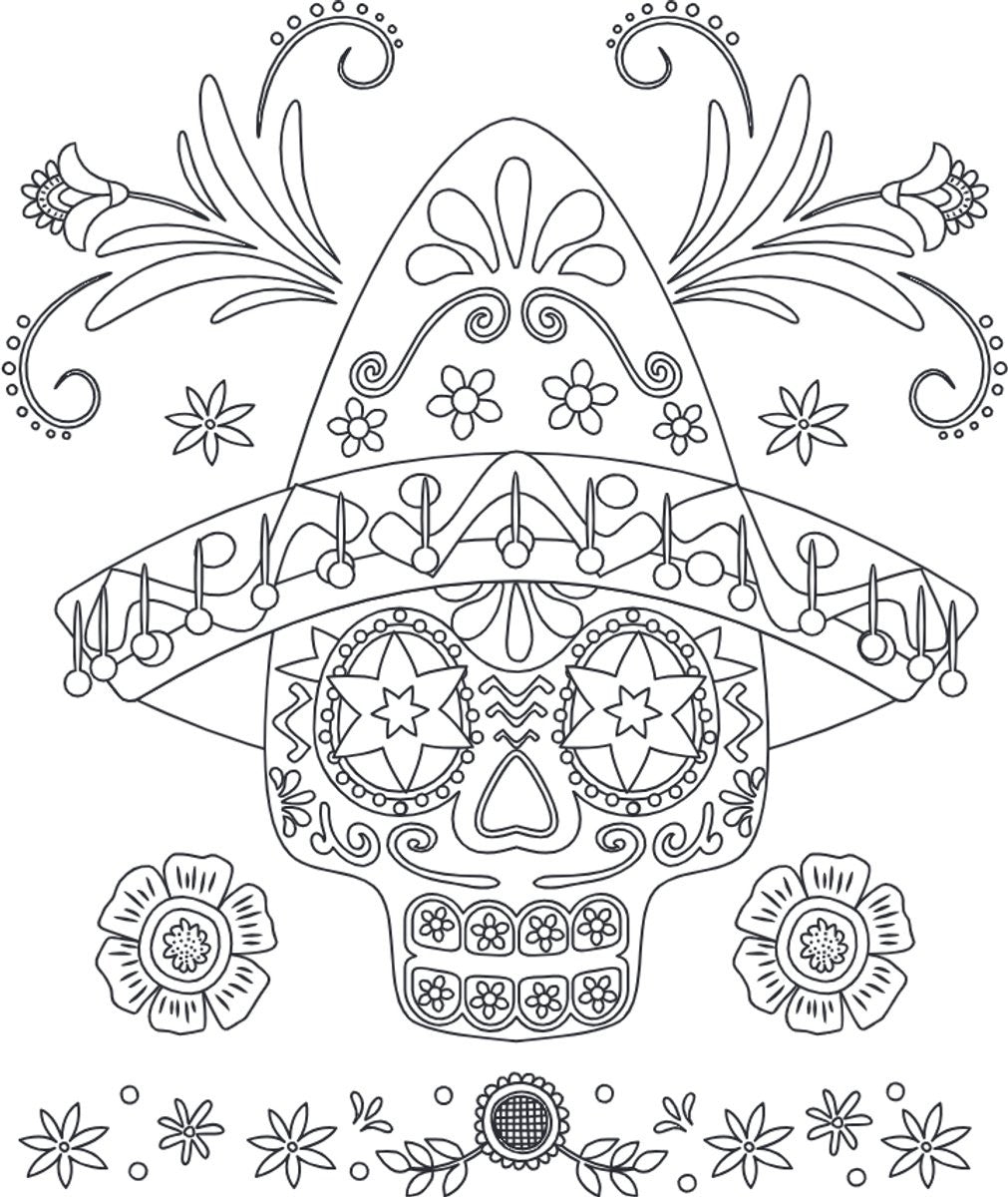 Kleurboek - glitterkleurboek - Icons of Mexico
