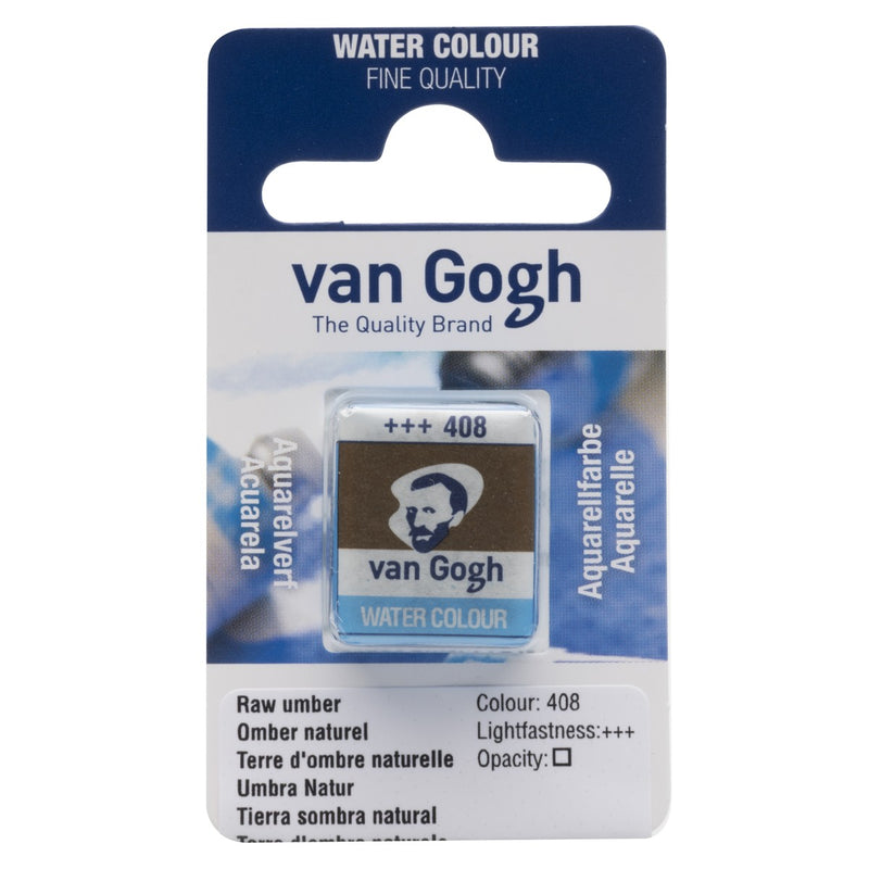 van Gogh aquarelverf - napje - omber naturel 408