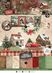 Studio Light Die-cut paper pad - Cottage Christmas