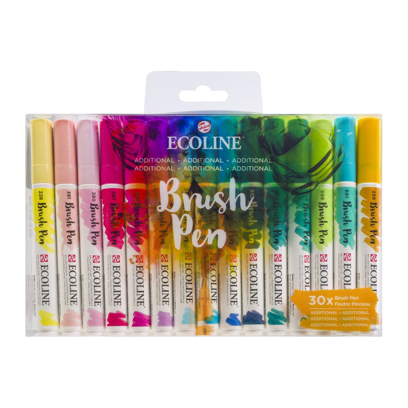Ecoline Brush Pen set - 30 stuks - set B
