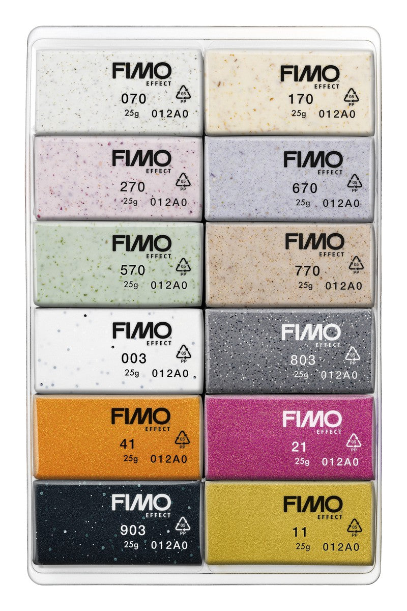 FIMO Soft Effect set - 12 kleuren - Botanical
