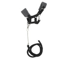 Hobby Horse - halster met halstertouw - zwart
