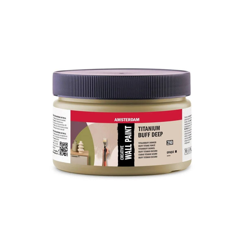 Amsterdam Creative Wall Paint - 250 ml - 290 titanium buff deep