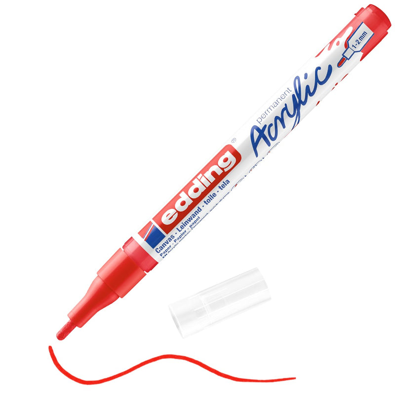 edding 5300 acrylic marker fine - 902 verkeersrood