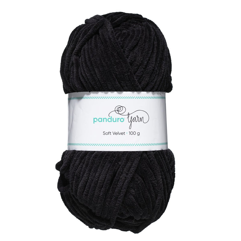 Panduro garen Soft Velvet - zwart