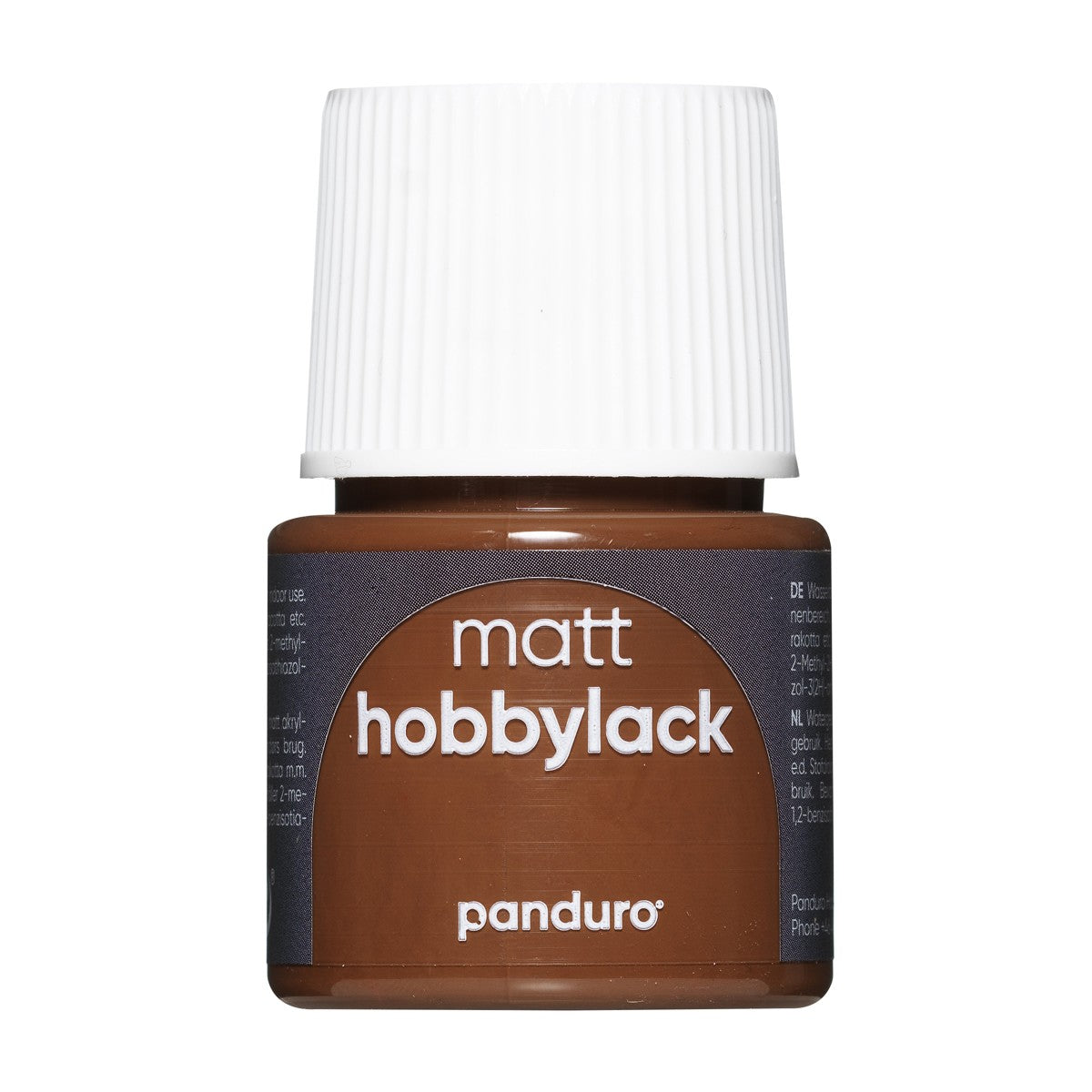 Hobbylak mat - 45 ml - donkerbruin
