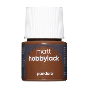 Hobbylak mat - 45 ml - donkerbruin