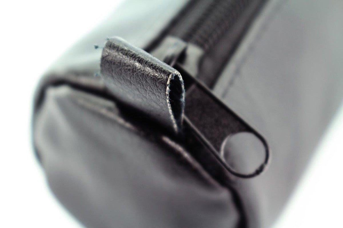 Etui Alassio genuine leather - 21x6 cm - zwart