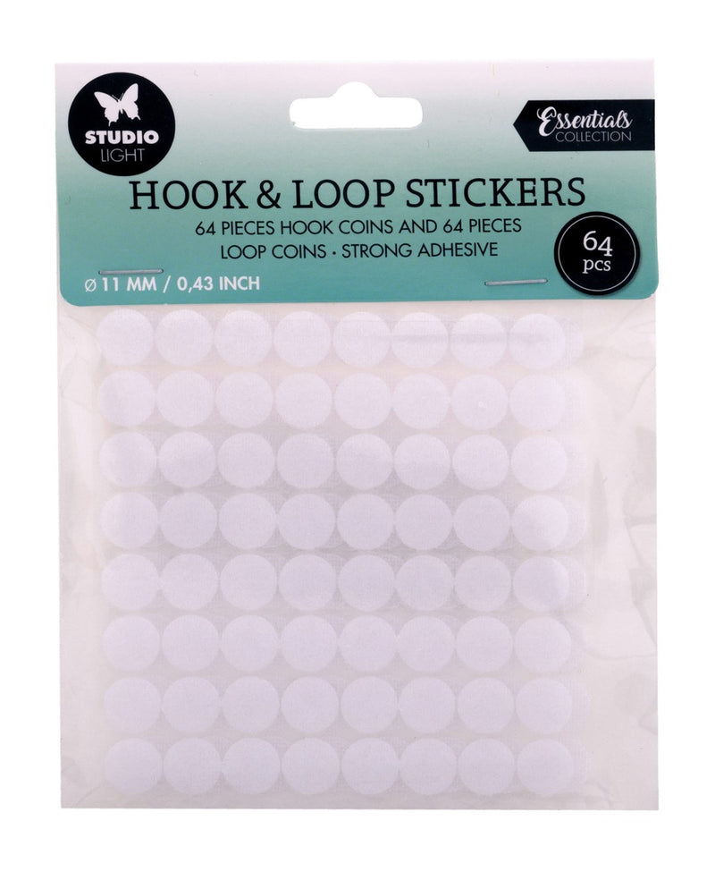 SL klittenband stickers - 11 mm - 64 paar