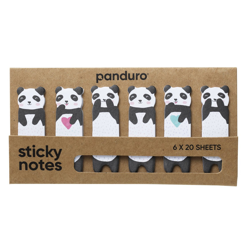 Sticky Notes - 6x20 stuks - pandas