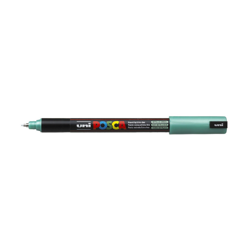 POSCA acrylmarker - ultrafijn PC-1MR - 0,7 mm - metallic groen