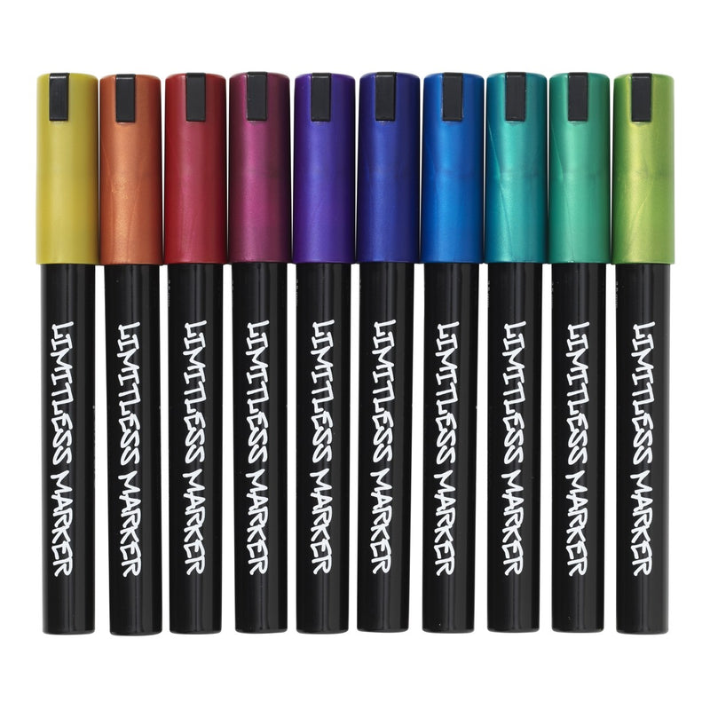 Limitless Marker M set - 10 stuks - Metallic Burst