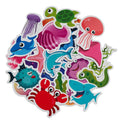 Big stickers set - 50 stuks - oceaan