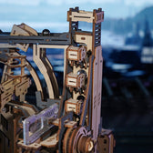 Robotime houten 3D puzzel - Marble Run Spaceport